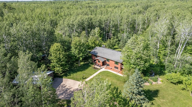 589 Seboe Rd, Wrenshall Twp, MN 55797 - aerial overview of property's location featuring a heavily wooded area