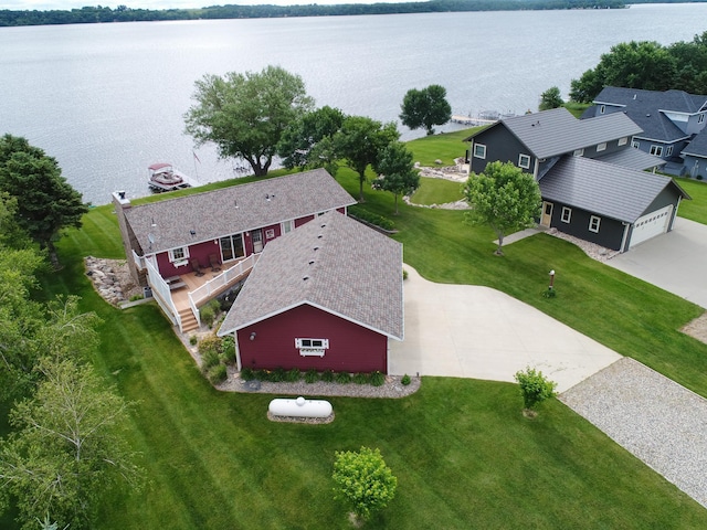 27842 Prairie Rose Rd, Elbow Lake, MN 56531 - view from above of property with a large body of water