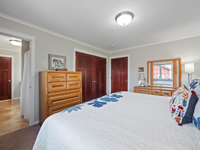 27842 Prairie Rose Rd, Elbow Lake, MN 56531 - bedroom featuring ornamental molding and carpet