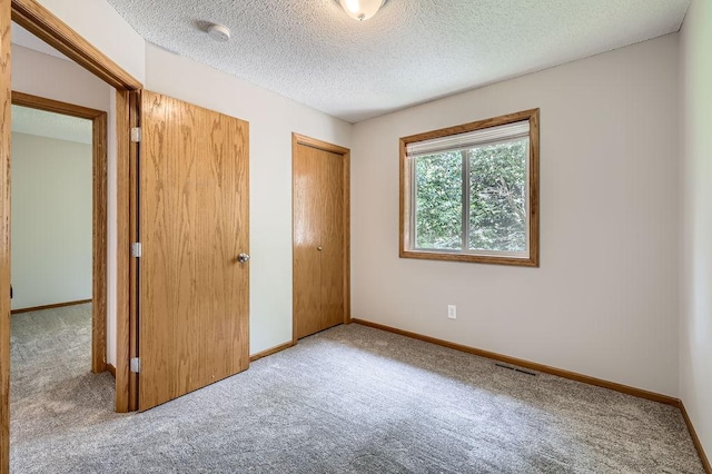 703 11th Ave SW, Isanti, MN 55040 - unfurnished bedroom featuring carpet and a textured ceiling
