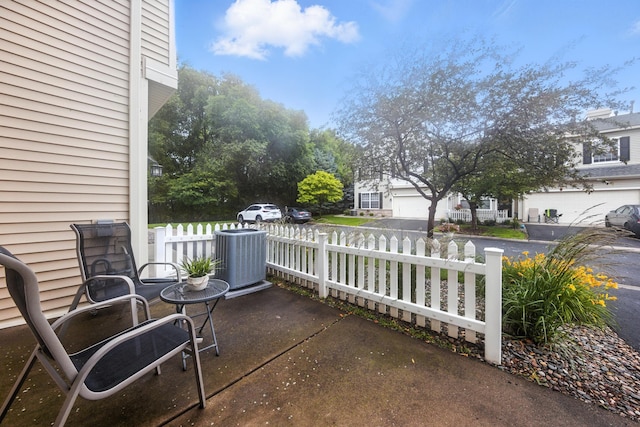 12240 Urbank St NE Unit G, Blaine, MN 55449 - view of patio / terrace featuring a residential view