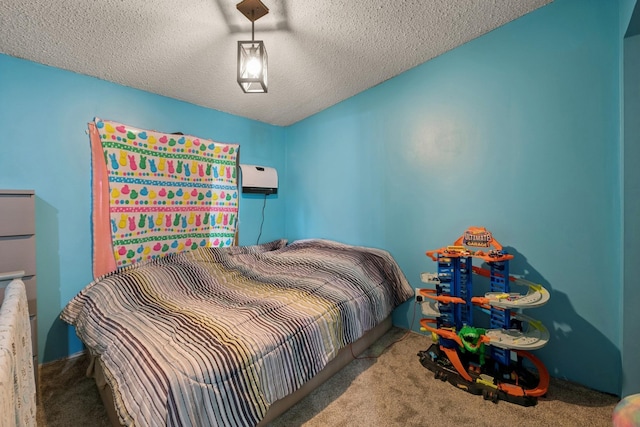 5070 10th St NW, Maple Lake, MN 55358 - bedroom featuring carpet and a textured ceiling