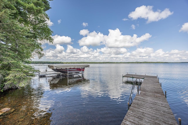 3925 Plainview Dr NW, Hackensack, MN 56452 - dock with a water view