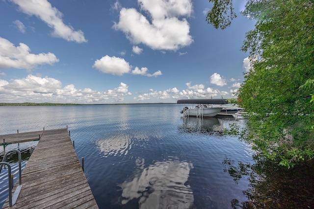 3925 Plainview Dr NW, Hackensack, MN 56452 - dock area featuring a water view