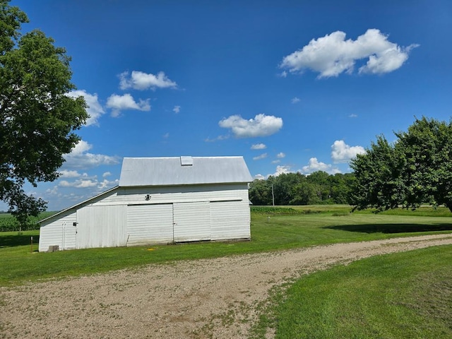 36789 State Highway 22, New Sweden Twp, MN 56082 - view of outdoor structure with dirt driveway