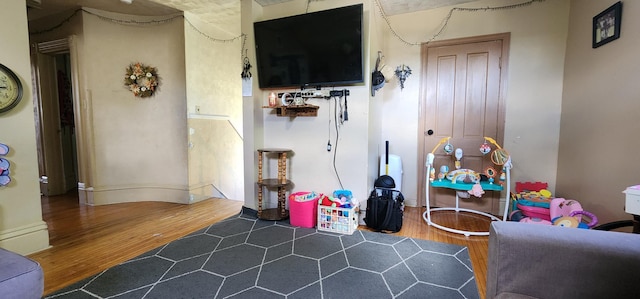 625 2nd Ave NE, Staples, MN 56479 - recreation room featuring wood finished floors