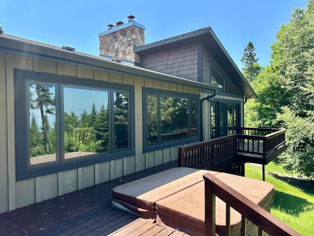 1938 Pine Cliff Rd NW, Walker, MN 56484 - view of wooden deck