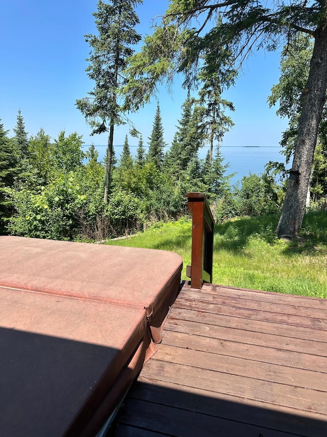 1938 Pine Cliff Rd NW, Walker, MN 56484 - view of deck