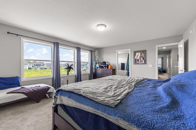 4617 Cobalt Ln, Woodbury, MN 55129 - carpeted bedroom with a textured ceiling