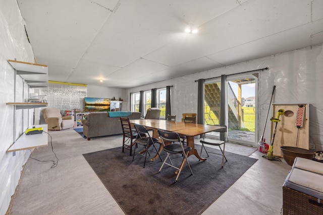 4617 Cobalt Ln, Woodbury, MN 55129 - dining room featuring finished concrete floors