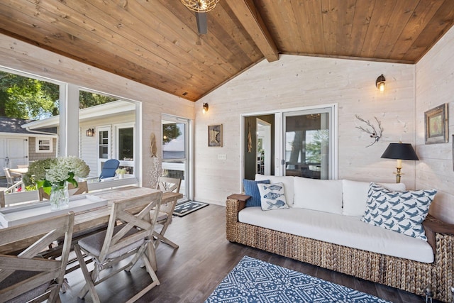 68018 217th St, Ellsworth Twp, MN 55324 - sunroom featuring healthy amount of natural light