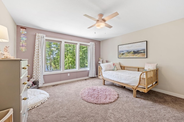 21386 Dorothy Way, Spring Lake Twp, MN 55372 - bedroom featuring carpet floors and a ceiling fan