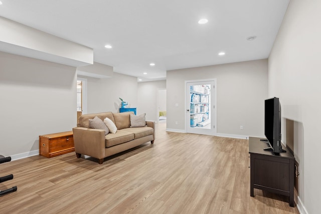 21386 Dorothy Way, Spring Lake Twp, MN 55372 - living area with light wood-style floors and recessed lighting