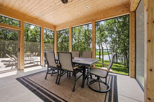 21386 Dorothy Way, Spring Lake Twp, MN 55372 - sunroom / solarium featuring outdoor dining space and healthy amount of natural light