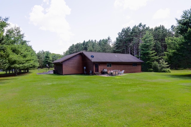 32433 Cedar St, Breezy Point, MN 56472 - rear view of property featuring a patio and a lawn