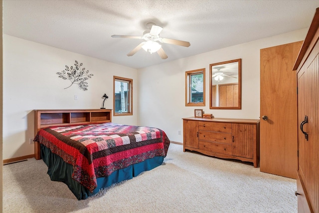 11959 Northgate Ln, Fifty Lakes, MN 56442 - bedroom featuring light colored carpet and a ceiling fan