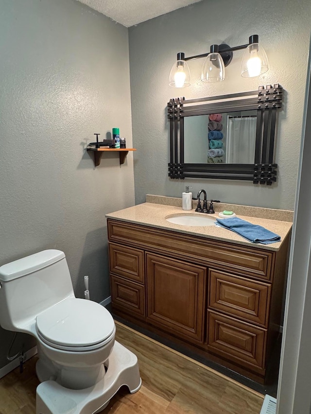 40149 181st St, Mickinock Twp, MN 56761 - bathroom with wood finished floors and vanity