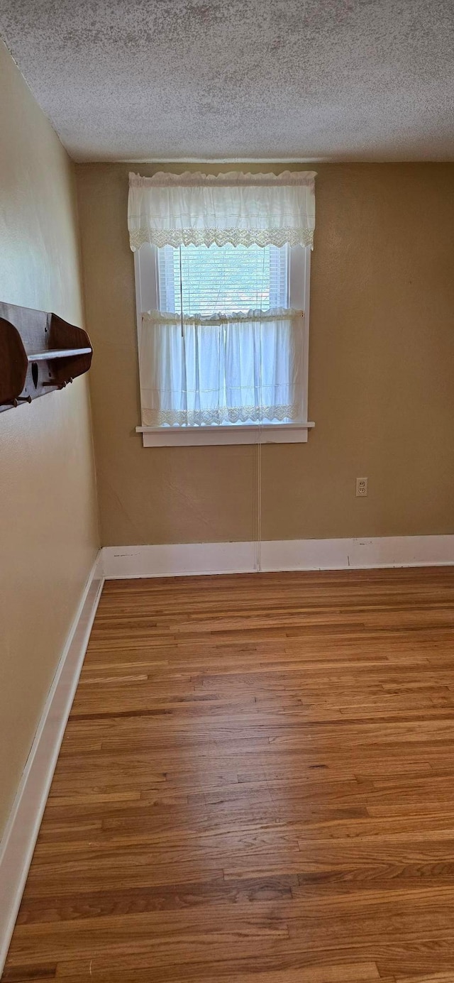 309 5th St SW, Austin, MN 55912 - unfurnished room with a textured ceiling and wood finished floors