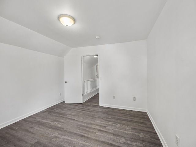 587 Elfelt St, Saint Paul, MN 55103 - additional living space with dark wood finished floors and lofted ceiling