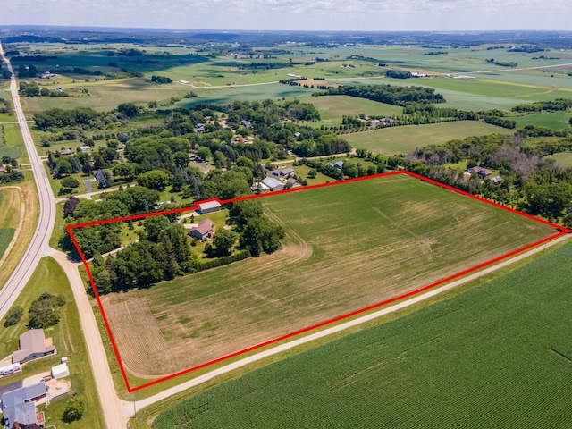 1322 Frontier Rd SE, Salem Twp, MN 55920 - view of rural area with property parcel outlined