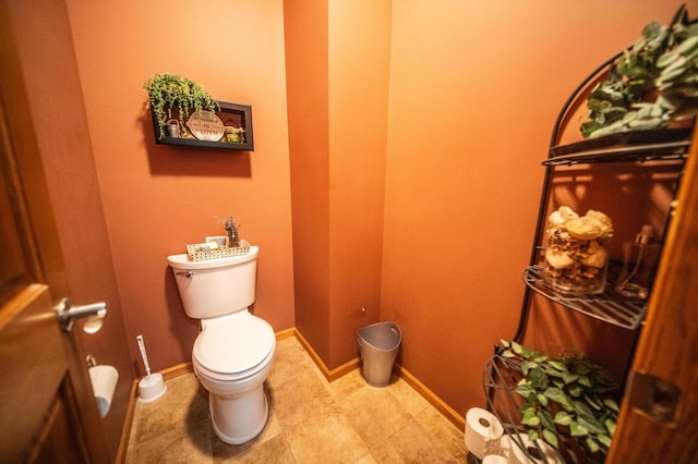 1322 Frontier Rd SE, Salem Twp, MN 55920 - bathroom featuring toilet and tile patterned floors