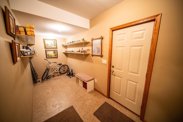 1322 Frontier Rd SE, Salem Twp, MN 55920 - washroom featuring a textured ceiling