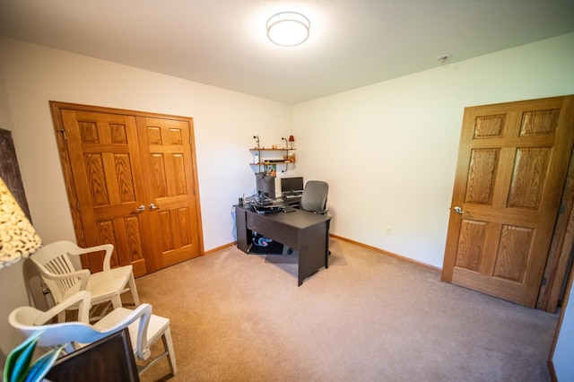 1322 Frontier Rd SE, Salem Twp, MN 55920 - carpeted home office featuring baseboards