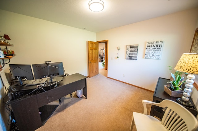 1322 Frontier Rd SE, Salem Twp, MN 55920 - office featuring light carpet