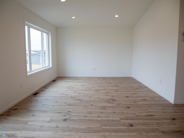 7891 Lost River Rd, Horace, ND 58047 - spare room featuring light wood finished floors and recessed lighting
