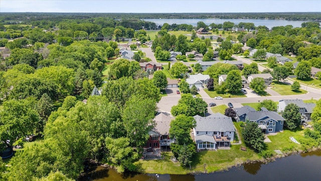 6961 Meadow Ct, Centerville, MN 55038 - aerial view of residential area featuring a large body of water
