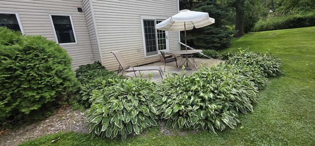 2473 Marshall St, Albert Lea, MN 56007 - view of grassy yard with a patio