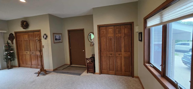 2473 Marshall St, Albert Lea, MN 56007 - carpeted entrance foyer featuring baseboards