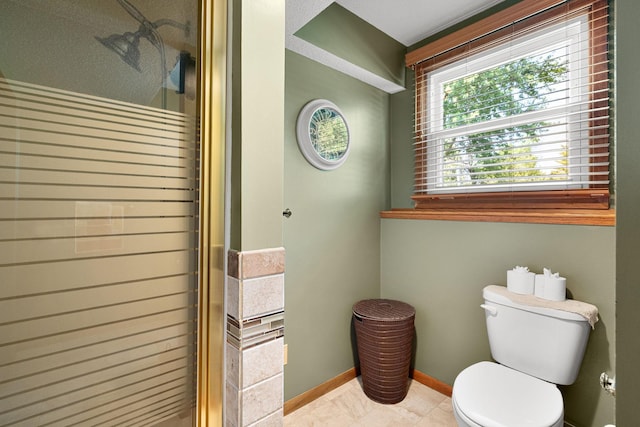 1602 19th Ave SW, Austin, MN 55912 - bathroom with toilet and a stall shower