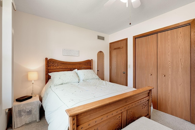 1602 19th Ave SW, Austin, MN 55912 - carpeted bedroom featuring ceiling fan