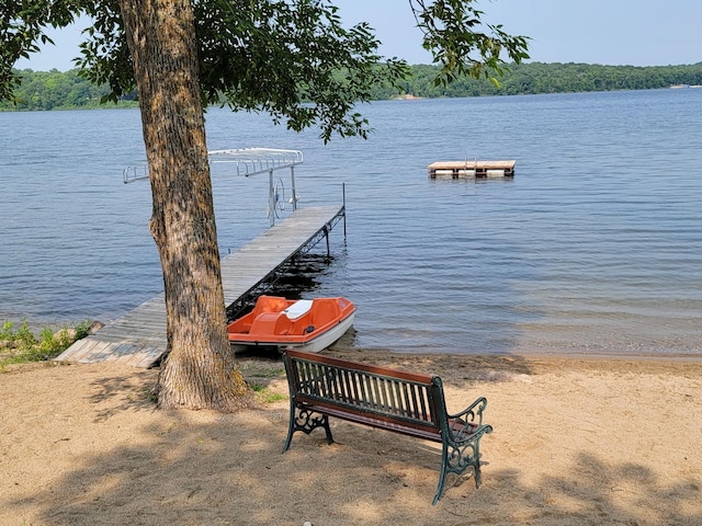 29501 Maplewood Rd Longshore, Unit Longshore, Callaway, MN 56521 - dock area featuring a water view