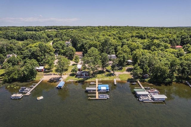 29501 Maplewood Rd Longshore, Unit Longshore, Callaway, MN 56521 - aerial view of a heavily wooded area and a large body of water