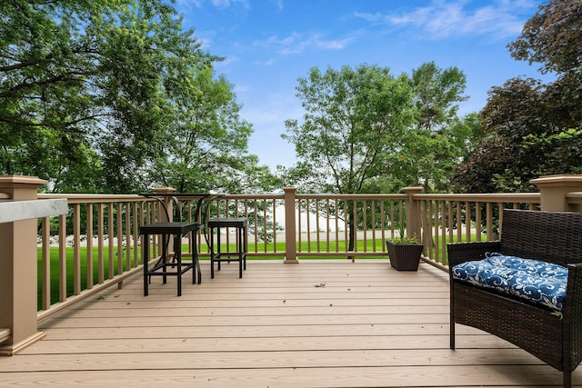 818 Myrtle St, Buffalo, MN 55313 - view of wooden deck