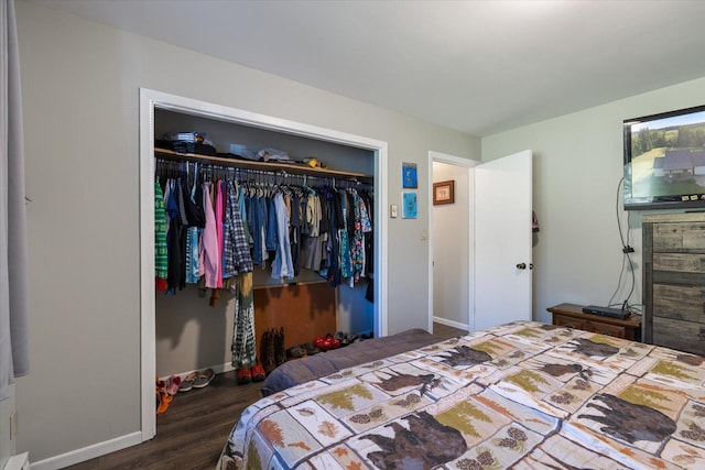 4069 Dublin Rd, Hibbing, MN 55746 - bedroom with wood finished floors and a closet