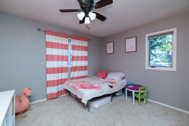 1478 Walnut St, Prescott, WI 54021 - carpeted bedroom featuring baseboards and a ceiling fan