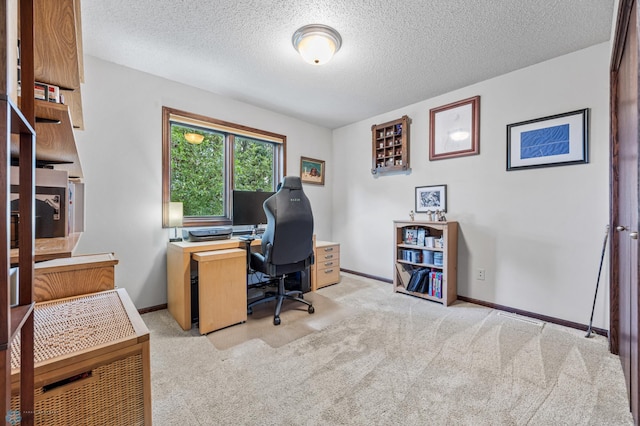 525 20 1/2 Ave E, West Fargo, ND 58078 - office area featuring light colored carpet and a textured ceiling