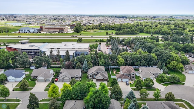 525 20 1/2 Ave E, West Fargo, ND 58078 - aerial view of residential area with a nearby body of water