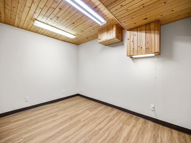 20980 Parkfield Ave, Spring Lake Twp, MN 55352 - additional living space with wooden ceiling and light wood-style flooring