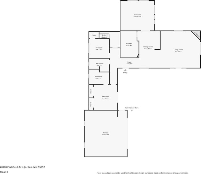 20980 Parkfield Ave, Spring Lake Twp, MN 55352 - view of room layout