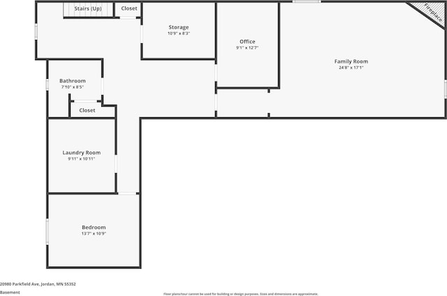 20980 Parkfield Ave, Spring Lake Twp, MN 55352 - view of home floor plan