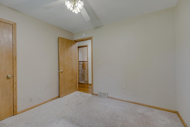 1970 Maryknoll Ave, Maplewood, MN 55109 - unfurnished bedroom with carpet floors and a ceiling fan