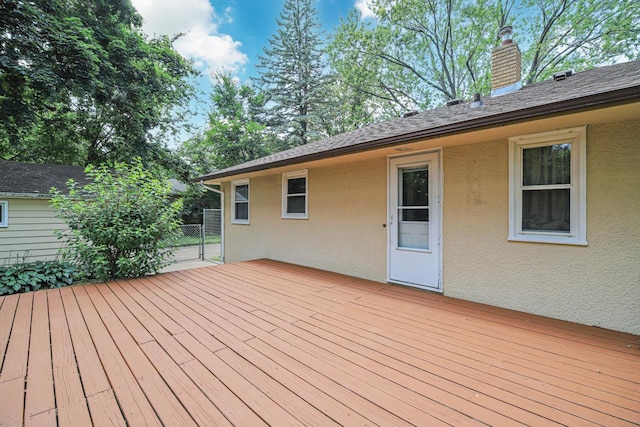 1970 Maryknoll Ave, Maplewood, MN 55109 - view of wooden terrace