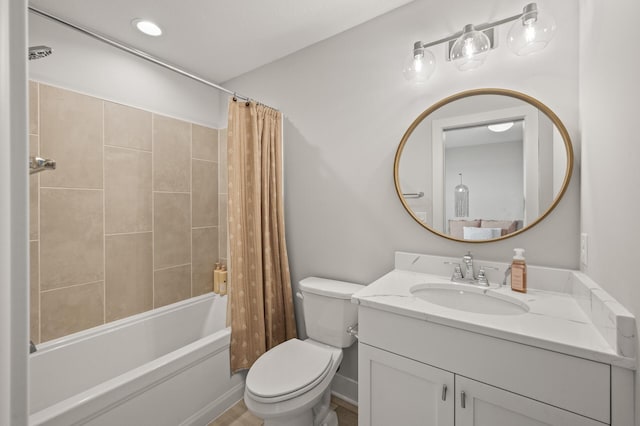 16830 59th Ave N, Plymouth, MN 55446 - full bathroom featuring vanity and shower / tub combo with curtain