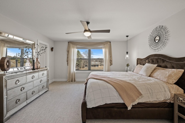 16830 59th Ave N, Plymouth, MN 55446 - bedroom with light colored carpet, multiple windows, and a ceiling fan