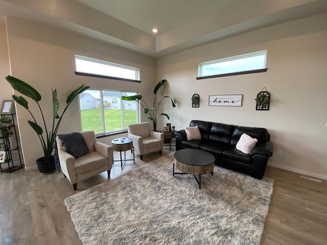 1819 67th Ave S, Fargo, ND 58104 - living area featuring plenty of natural light and wood finished floors