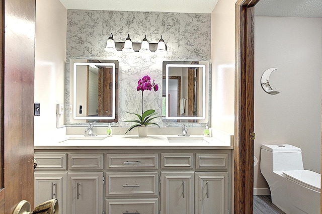 2539 83rd Ct N, Brooklyn Park, MN 55444 - full bath with double vanity and toilet